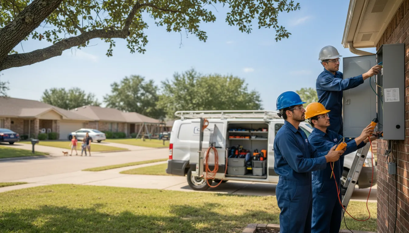 Certified electrician providing emergency electrical services in Mellott, IN